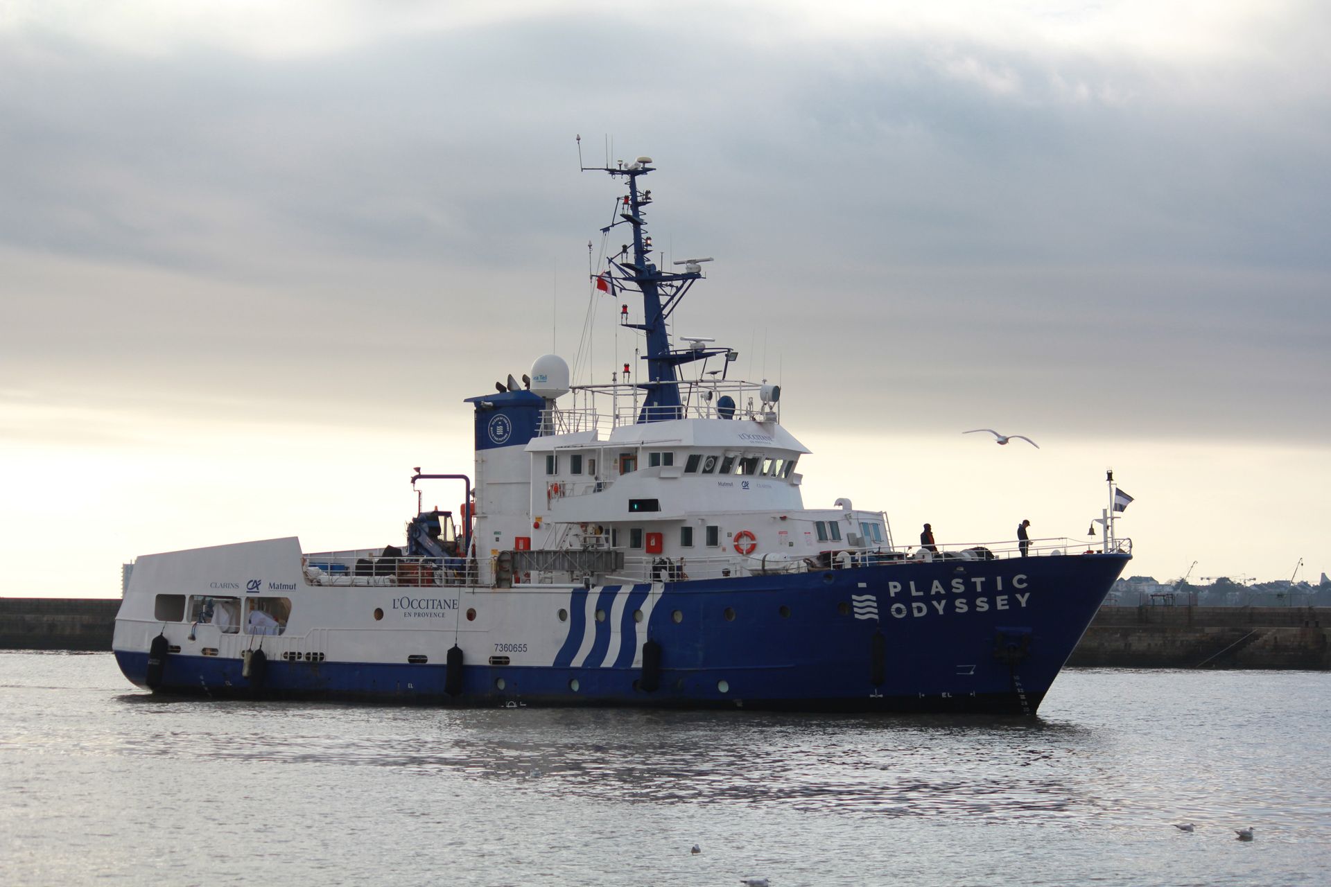 Arrivée de Plastic Odyssey dans le port de Saint-Malo_19-05-22