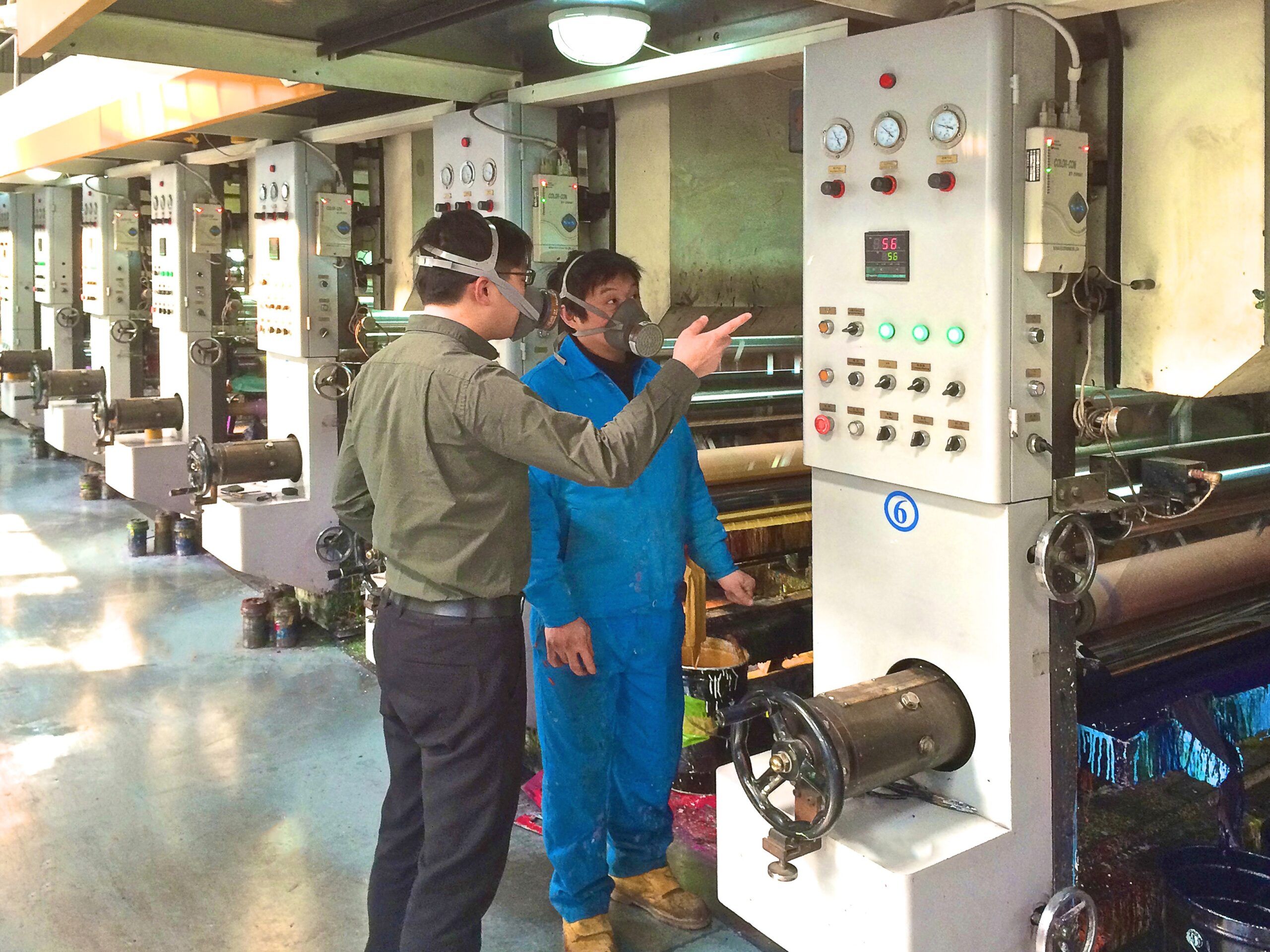 The QA-QC team inspecting a manufacturers facility, Bunzl Shanghai, China